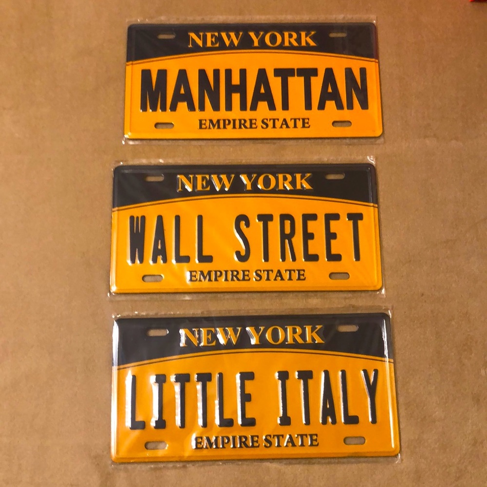 New York Magnet License Plates